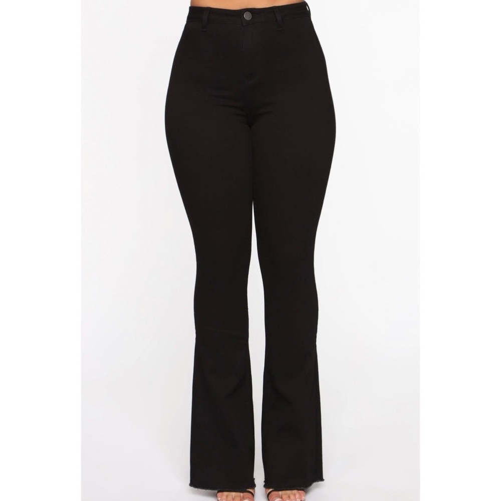 High rise flares size 9 fashion nova